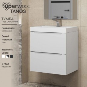 Тумба под раковину Uperwood Tanos 70 см, подвесная, белая матовая в Еманжелинске - emanzhelinsk.mebel24.online | фото 5