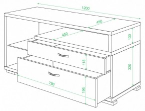 Тумба под ТВ Домино ТК-10М в Еманжелинске - emanzhelinsk.mebel24.online | фото 2