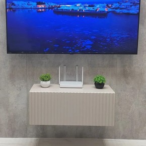 Тумба подвесная под ТВ LINES MTV1-MA 750 Бежевый (Леда-М 10.1.5) в Еманжелинске - emanzhelinsk.mebel24.online | фото 5