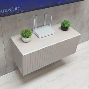 Тумба подвесная под ТВ LINES MTV3-MA 900 Бежевый (Леда-М 10.1.5) в Еманжелинске - emanzhelinsk.mebel24.online | фото 8