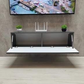 Тумба подвесная под ТВ LINES MTV4-MA 1150 Темно-серый (Графит-M 10.1.25) в Еманжелинске - emanzhelinsk.mebel24.online | фото 3