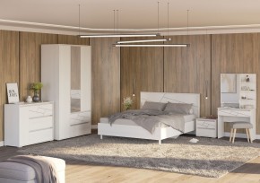 АДЕЛИНА Тумба прикроватная (белый рамух) в Еманжелинске - emanzhelinsk.mebel24.online | фото 3