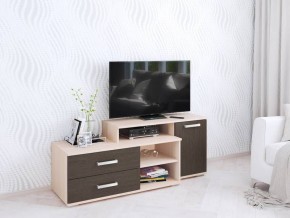 Тумба ТВ Парус-3 венге/дуб молочный в Еманжелинске - emanzhelinsk.mebel24.online | фото