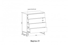 ВИРТОН 31 Комод (винтерберг) в Еманжелинске - emanzhelinsk.mebel24.online | фото 2